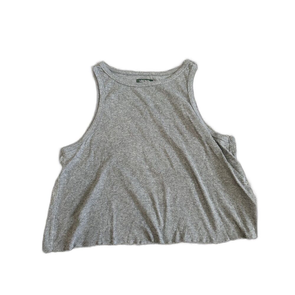 Wild Fable grey, ribbed sleeveless tank top M